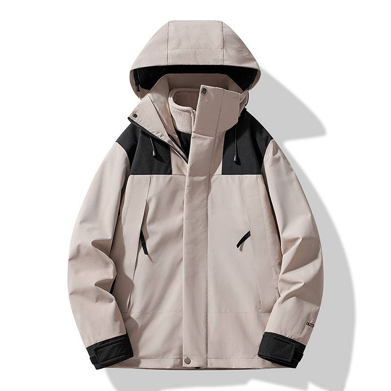 Unisex Couple's 3-in-1 Jacket - Winter Thickened Outdoor Hiking Warm Trendy