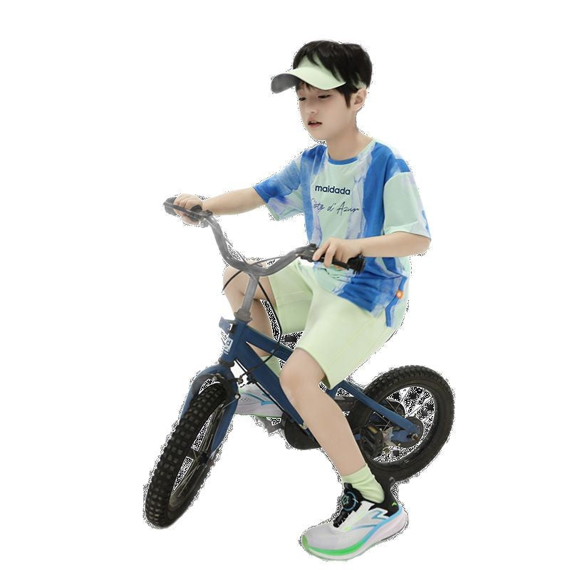 Boys' Cooling Mesh Short-Sleeve Tennis & Cycling Set