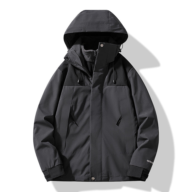 Unisex Couple's 3-in-1 Jacket - Winter Thickened Outdoor Hiking Warm Trendy