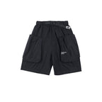 Mountain Style Cargo Shorts with Large Pockets & Embroidery