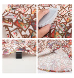 Boys' short-sleeved shirt with an all-over floral print
