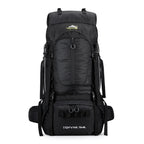 75L Large‑Capacity Hiking Backpack, Water‑Repellent Outdoor Travel Rucksack for Sports & Casual Use