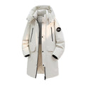 Men's New Workwear Down Jacket - Thickened Mid-Length Warm Cold-Resistant