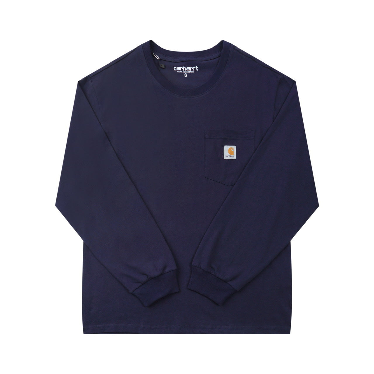 Carhar Long Sleeve Loose Crew Neck T-Shirt
