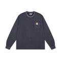 Carhartt WIP Distressed Washed Long Sleeve Pocket Tee