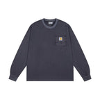 Carhartt WIP Distressed Washed Long Sleeve Pocket Tee