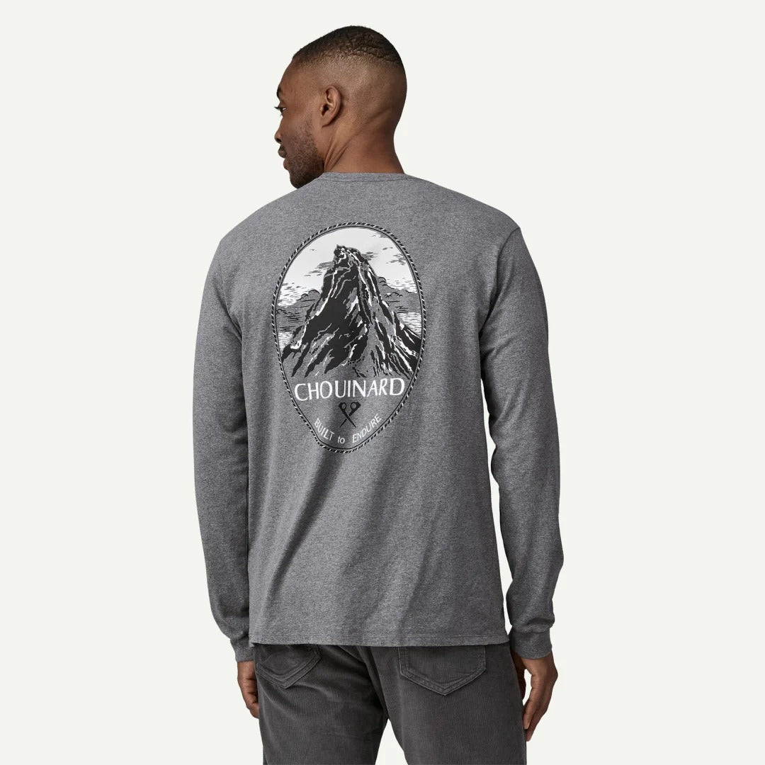 Patagonia Men's Chouinard Crest Long Sleeve Responsibili-Tee