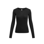 Lenzing TencelTM wool round-neck top