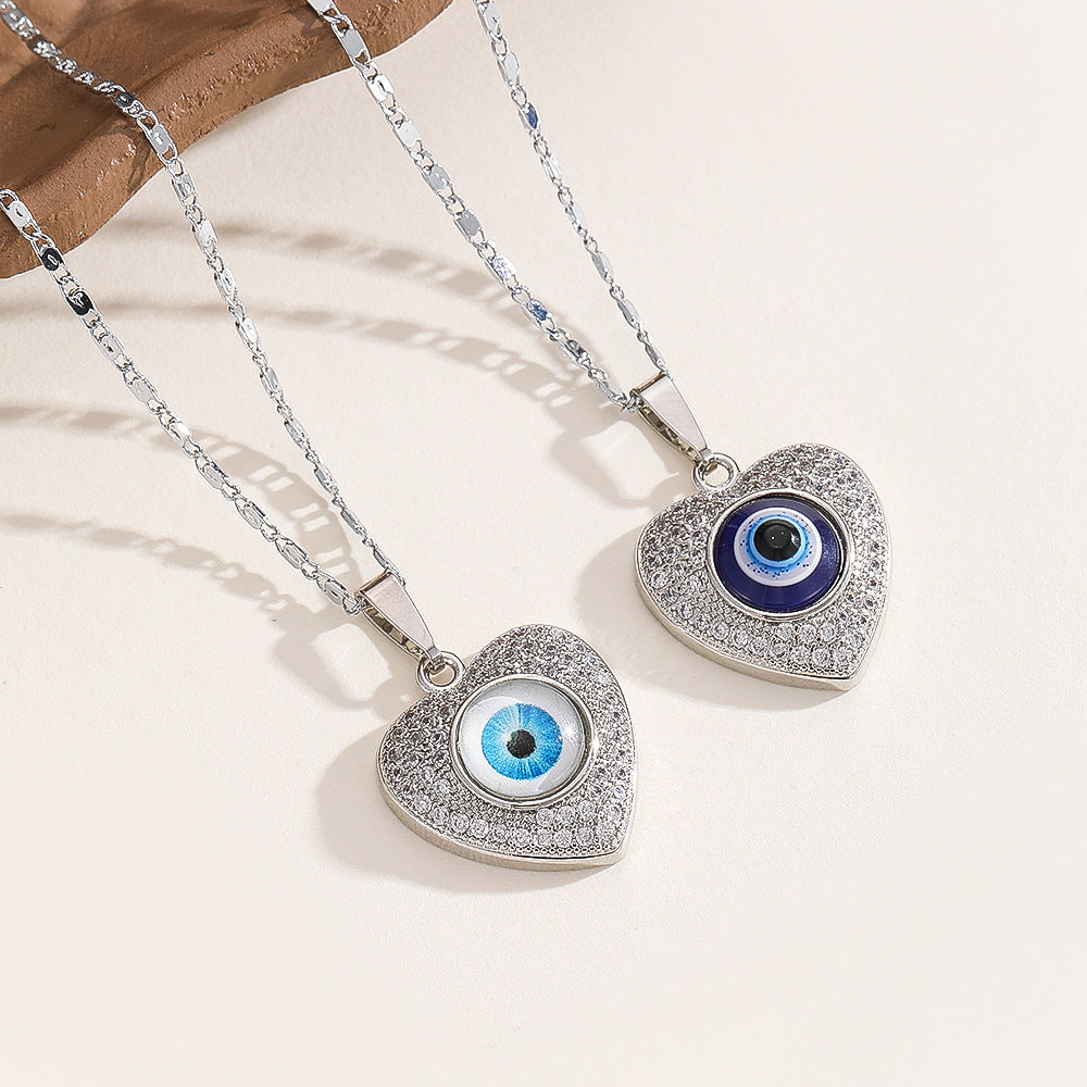 Evil Eye Necklace with Zircon