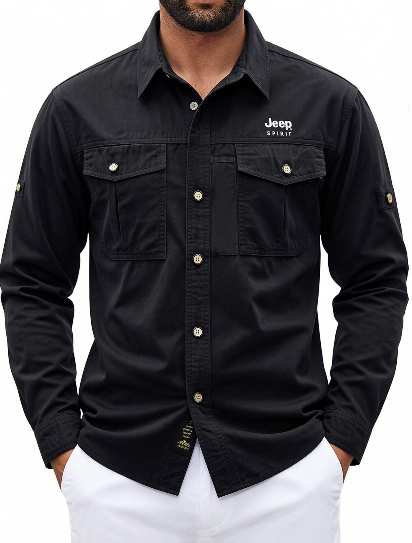 Outdoor Adventure Fishing Long-Sleeve Utility Shirt