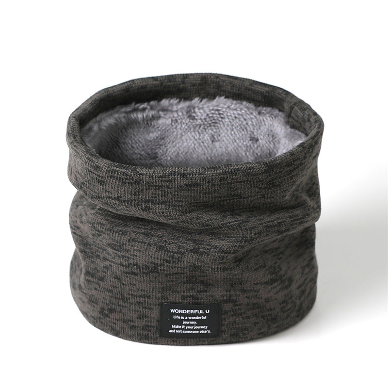 Winter fleece knitted neck cover Warm neck scarf