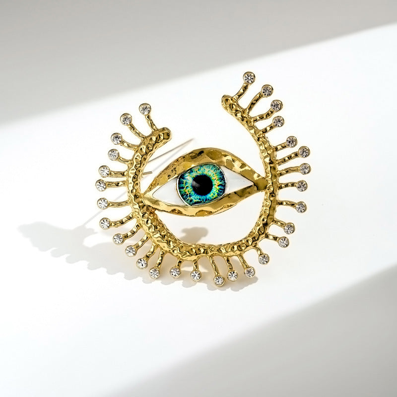 Evil Eye Brooch, Eye Corsage Accessory