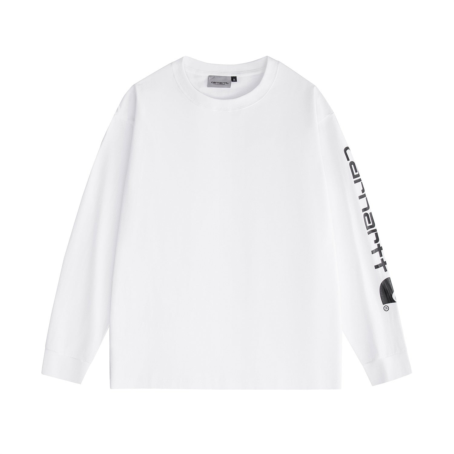 Men Patagonia Inspired Sleeve Print Long Sleeve Pullover Sweatshirt