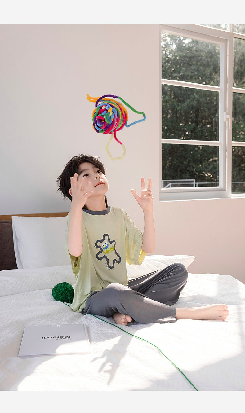 Kids Modal Pajamas, Summer Loungewear
