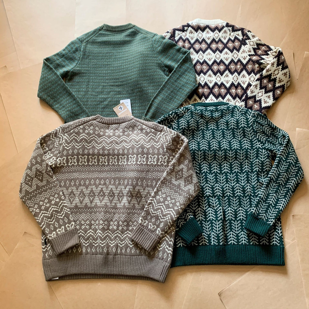 Patagonia Fair Island ecycled Wool Crew Neck Knitted Blend Sweater
