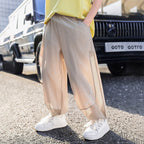Summer Boys' Breathable Long Pants Sun Protection & Quick-Drying