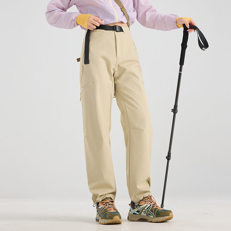 Unisex 3‑in‑1 Zip‑Off Fleece Lined Waterproof Outdoor Hiking Pants