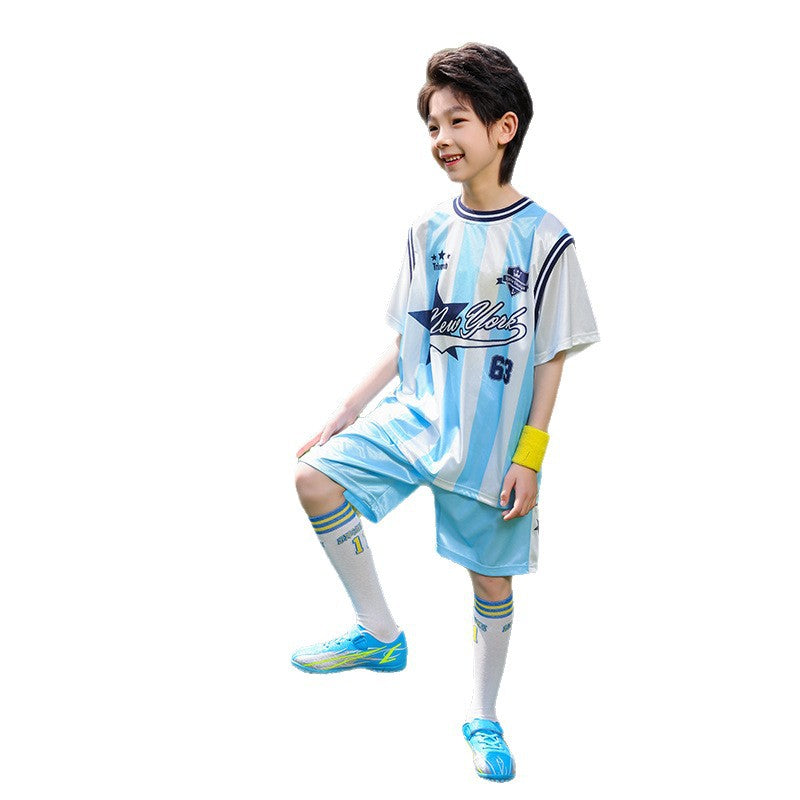 Boys' Breathable, Quick-Drying Soccer Training Kit