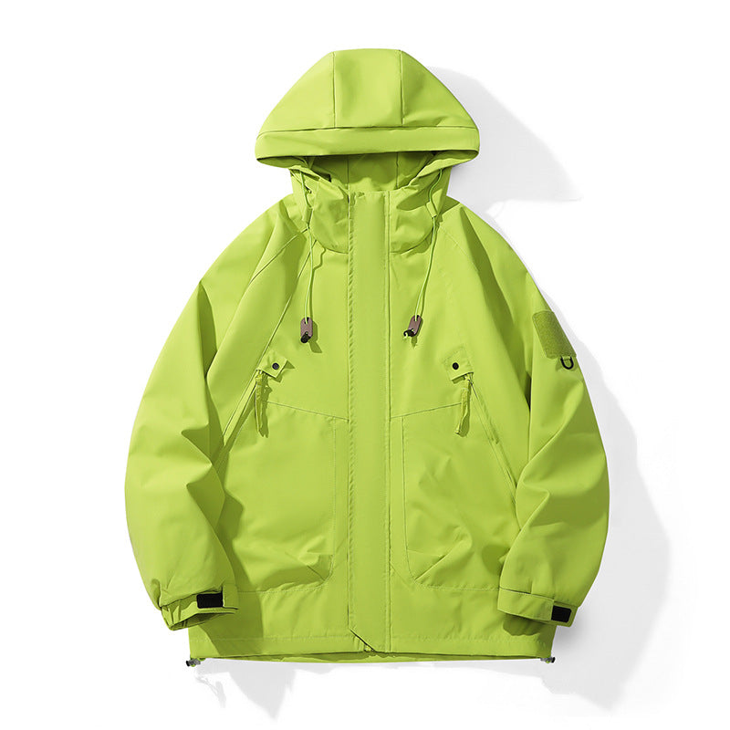 Youth popular jacket, the same Japanese simple style for men and women, versatile windproof and rainproof jacket