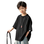 Soft Cotton Top, Versatile for Kids Daily Wear