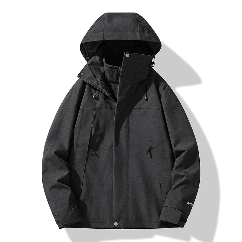 Unisex Couple's 3-in-1 Jacket - Winter Thickened Outdoor Hiking Warm Trendy