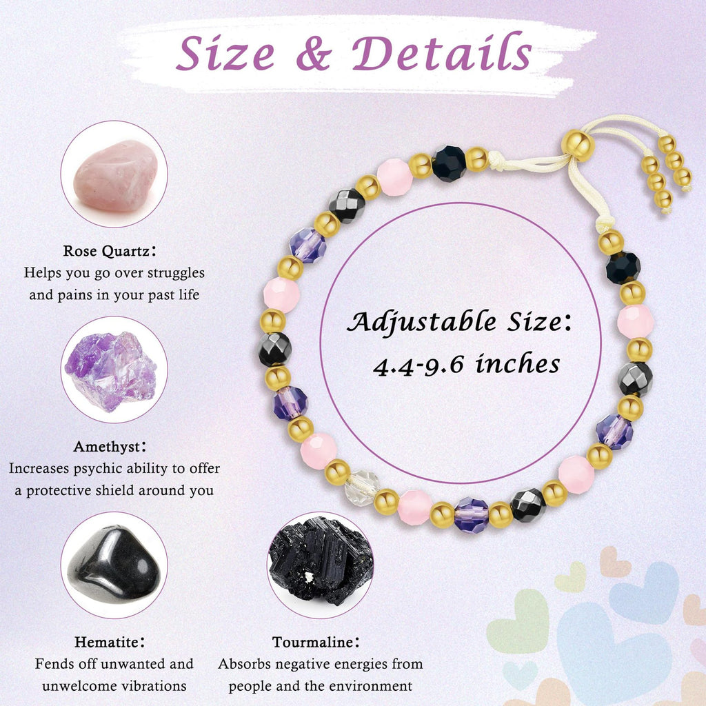 Evil Eye Pull-out Crystal Bracelet
