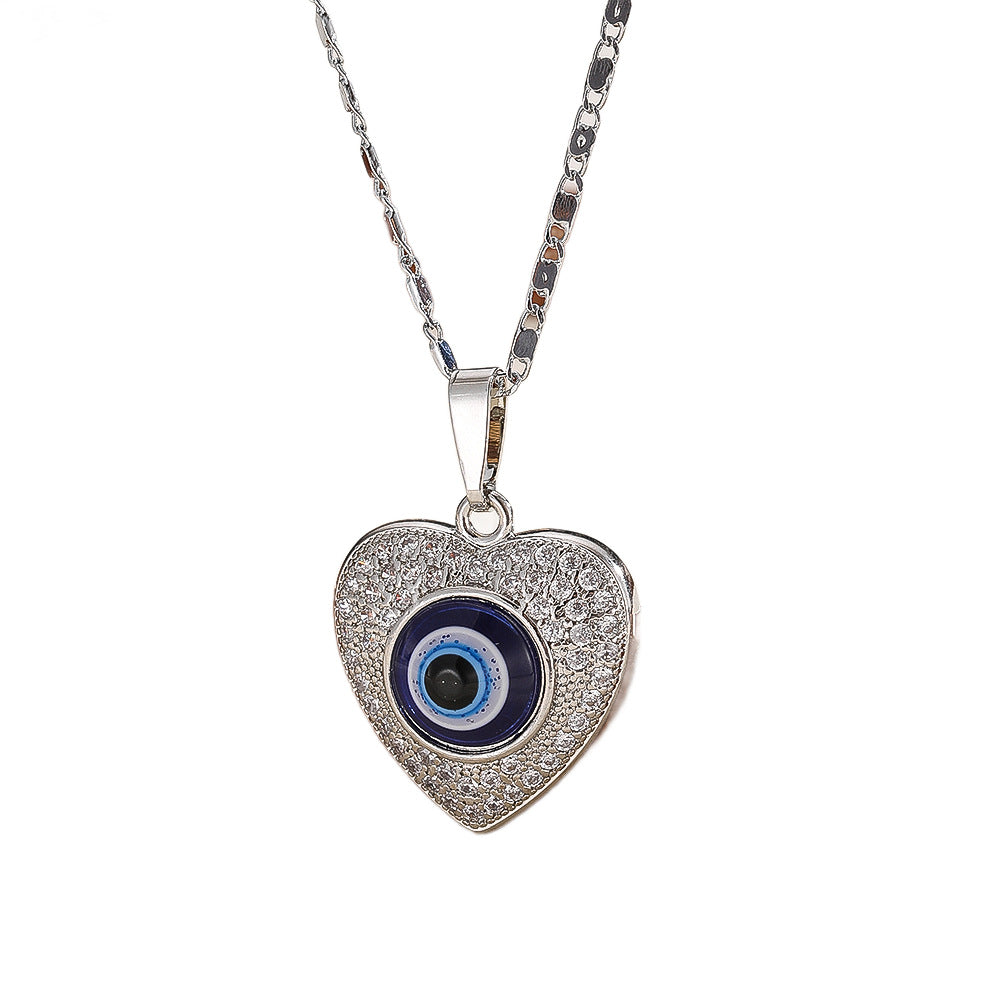 Evil Eye Necklace with Zircon