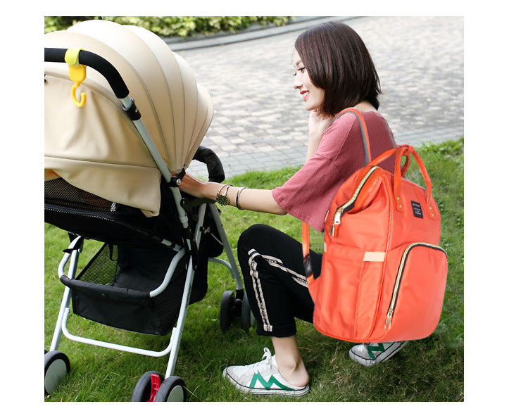 Large capacity mother and baby bag, water-proof double shoulder mommy bag.