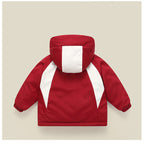 Gduck Unisex Kids' Windbreaker 3-8Y | Waterproof Windproof Fleece Liner | Spring Autumn Winter Outdoor Camping Jacket