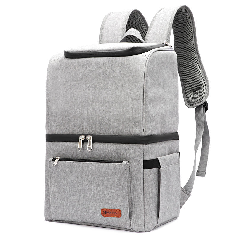 Double-layer thermal insulation backpack, travel 22L refrigerated ice pack
