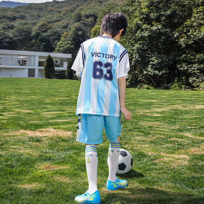 Boys' Breathable, Quick-Drying Soccer Training Kit