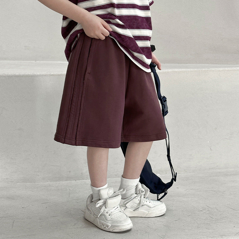 Big Boys Heavyweight Knit Athletic Shorts