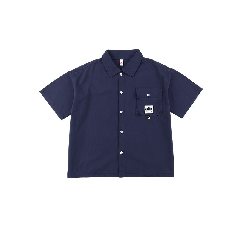 Boys' Short-Sleeve Outdoor-Style Shirt