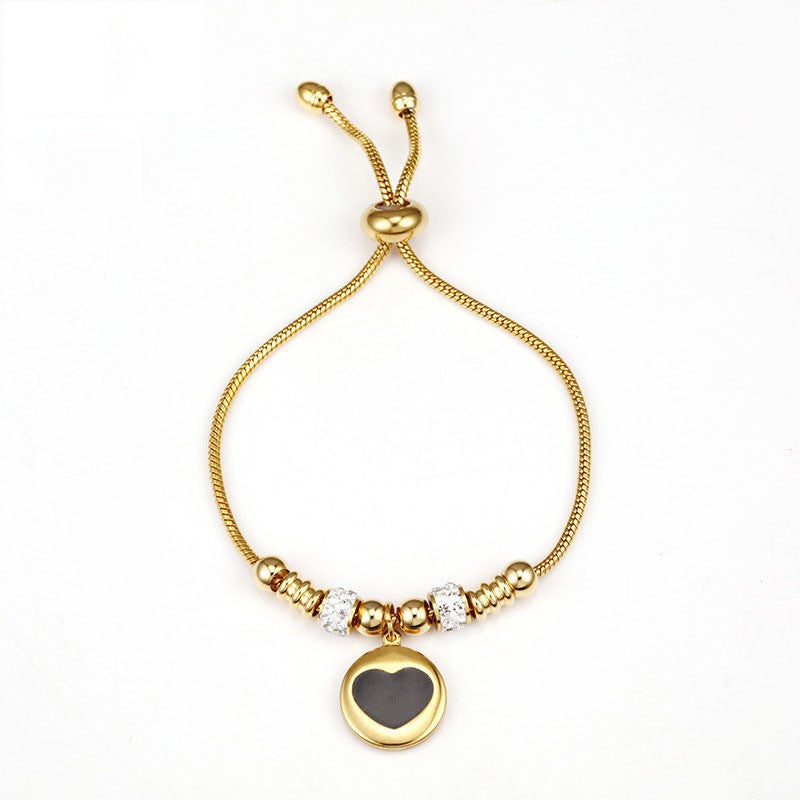 Evil Eye Stainless Steel Adjustable Pull-out Blue Eye Bracelet
