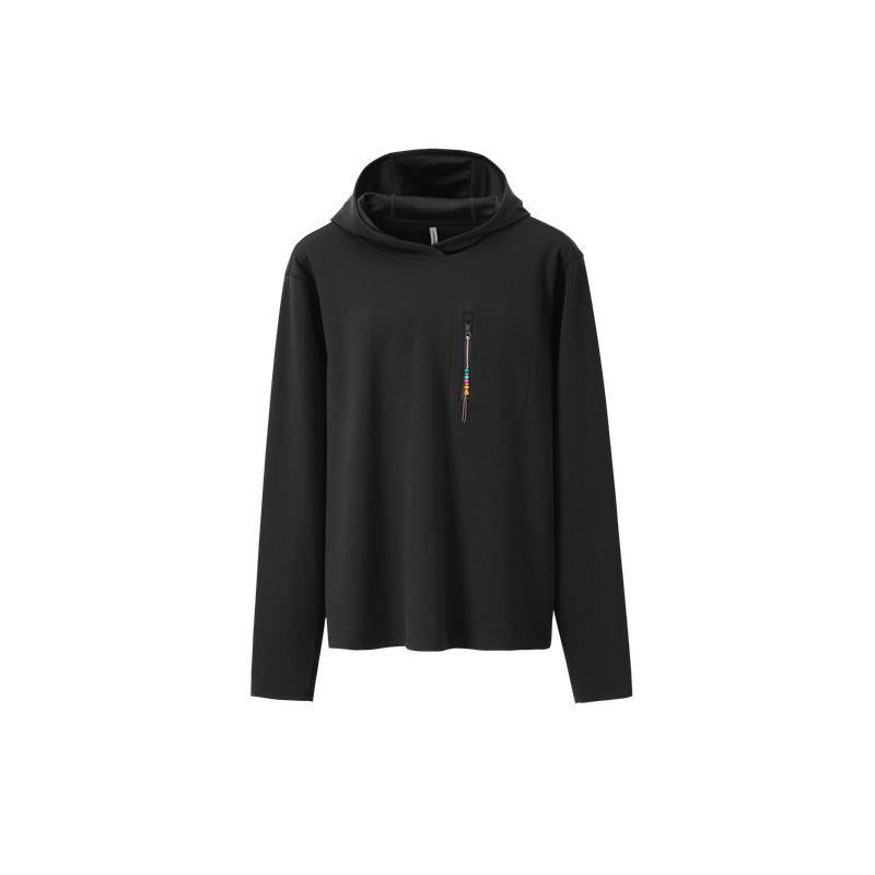 Unisex Lightweight Outdoor Hoodie with Zippered Pockets