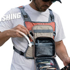 Lightweight Multifunctional Chest Vest Bag, Wear‑Resistant for Fishing Running Hiking Outdoor Sports