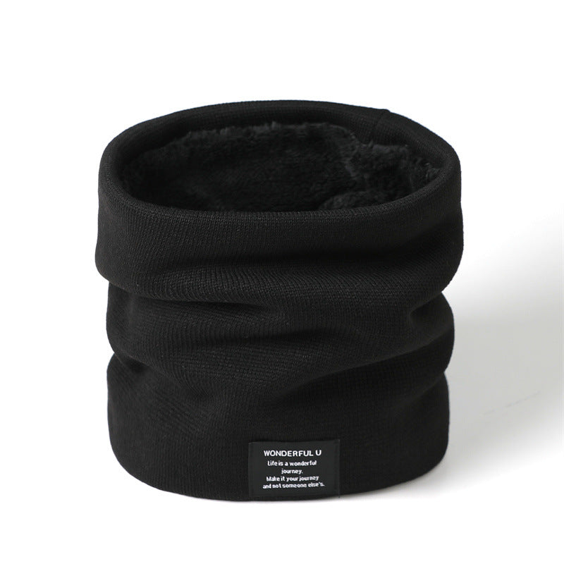 Winter fleece knitted neck cover Warm neck scarf