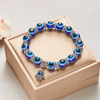 Palm Eye Evil Eye Elastic Beaded Bracelet
