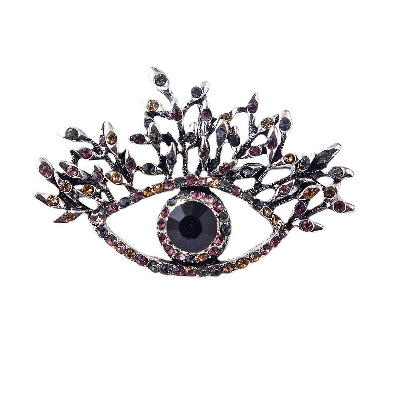 Alloy Demon Eye Brooch Clothing Accessories