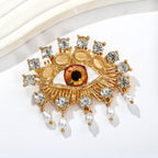 Demon Eye Brooch Exaggerated Horus Eye Corsage