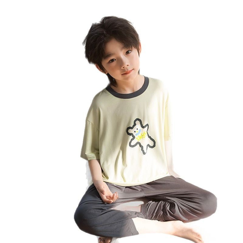 Kids Modal Pajamas, Summer Loungewear
