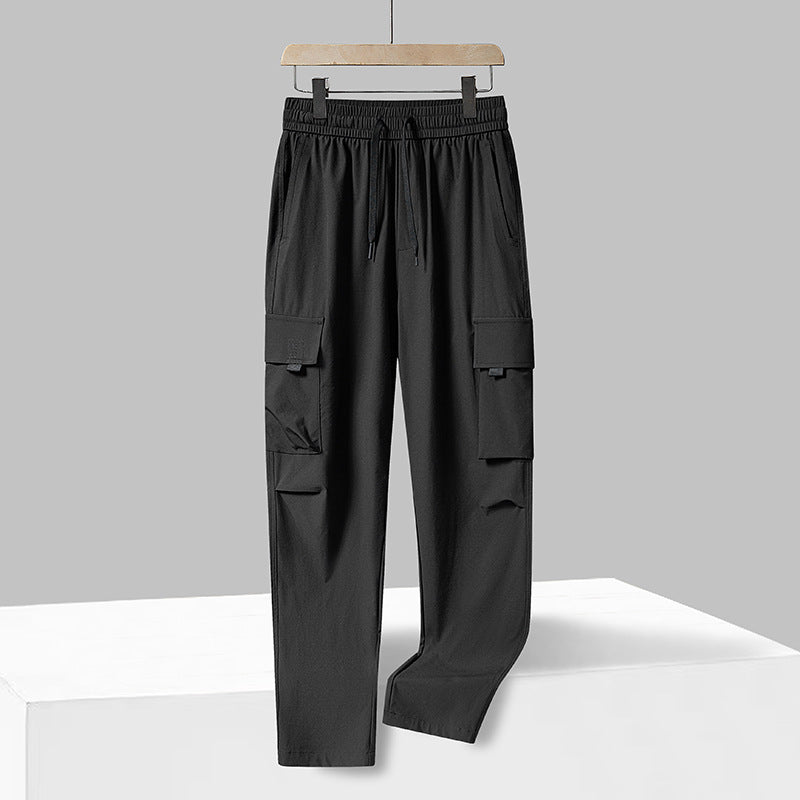 Unisex Wide‑Leg Cargo Pants, Fleece Lined Water Resistant Outdoor Loose Trousers, Customizable
