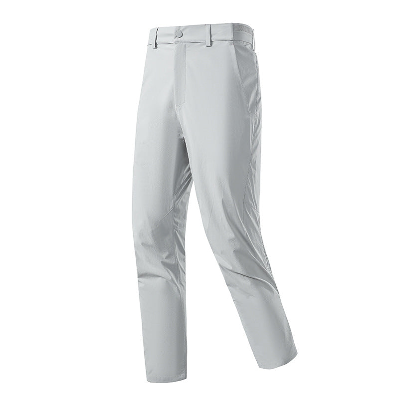 Men’s Lightweight Quick‑Dry Hiking Pants, High‑Stretch Water‑Repellent Breathable Outdoor Casual Plus‑Size Trousers
