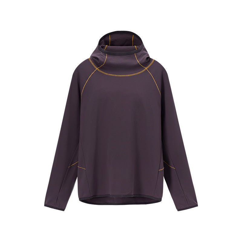 light outdoor color-blocked raglan hoodie