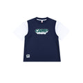 Cool Lightweight Fake Two-Piece Boys T-Shirt, Mountain Style Crew Neck Kids Top