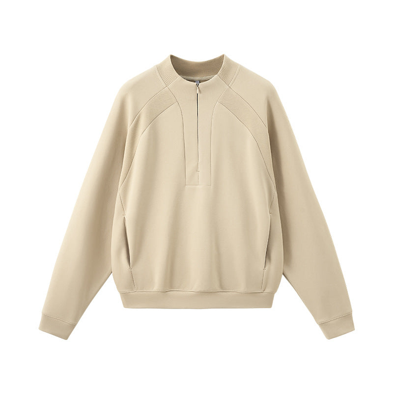 Men's LYCRA® Long‑Sleeve Half‑Zip Windproof Sweatshirt