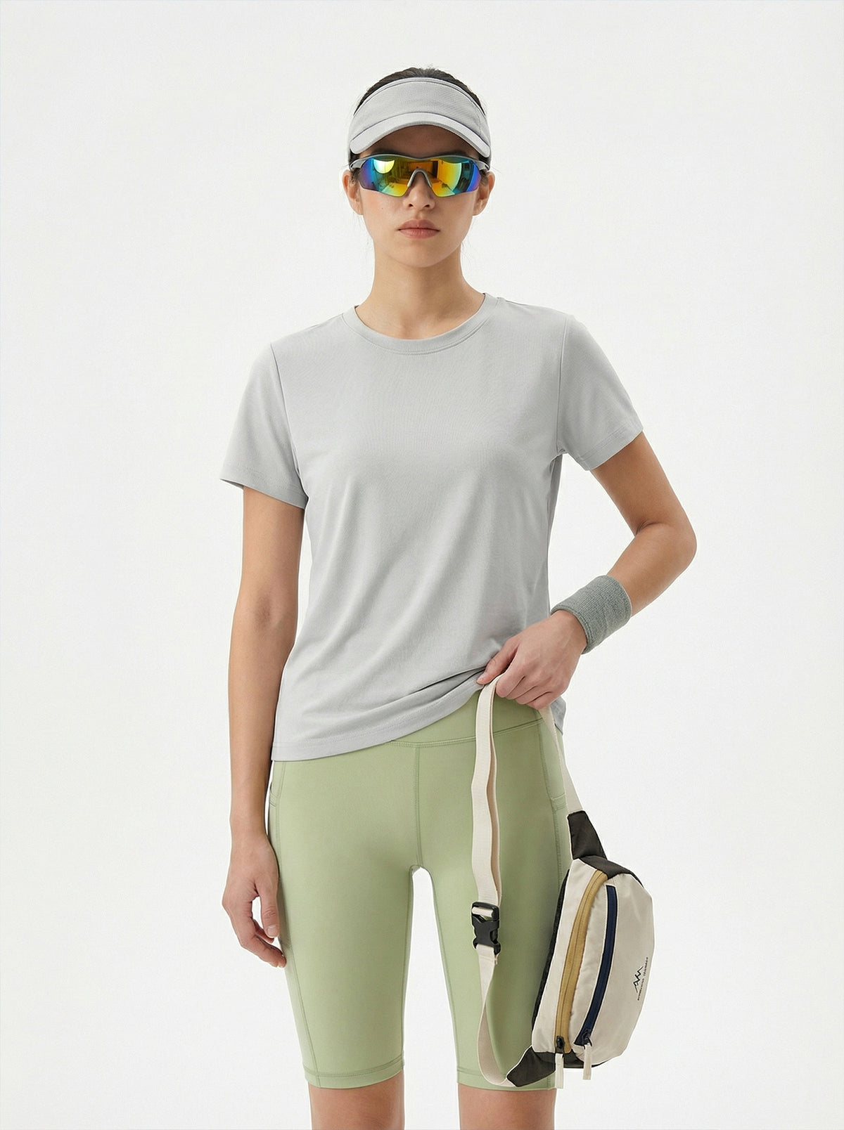Women's Stretchy Fruit-Print T-Shirt，Solona Cool Sensation