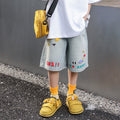Boys'  Summer Soft Denim Shorts, Kids' 5-Pocket Shorts