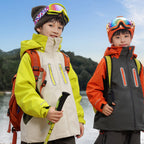 Outdoor children's jacket three-in-one 2025 autumn outdoor children's splicing jacket autumn wear