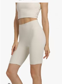 High waist five-point pants sports fitness short medium pants high elasticity